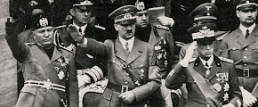 Hitler y Mussolini en Roma, 1938