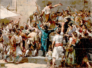 Joaquín Sorolla, El Palleter dando el grito de la independencia, 1884.